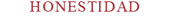 HONESTIDAD